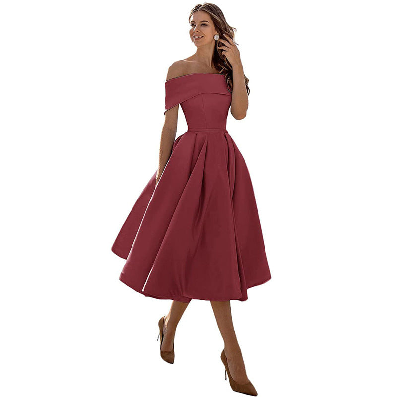 Elegantes Partykleid Schwarz – Trägerlos & Vielseitig für Damen