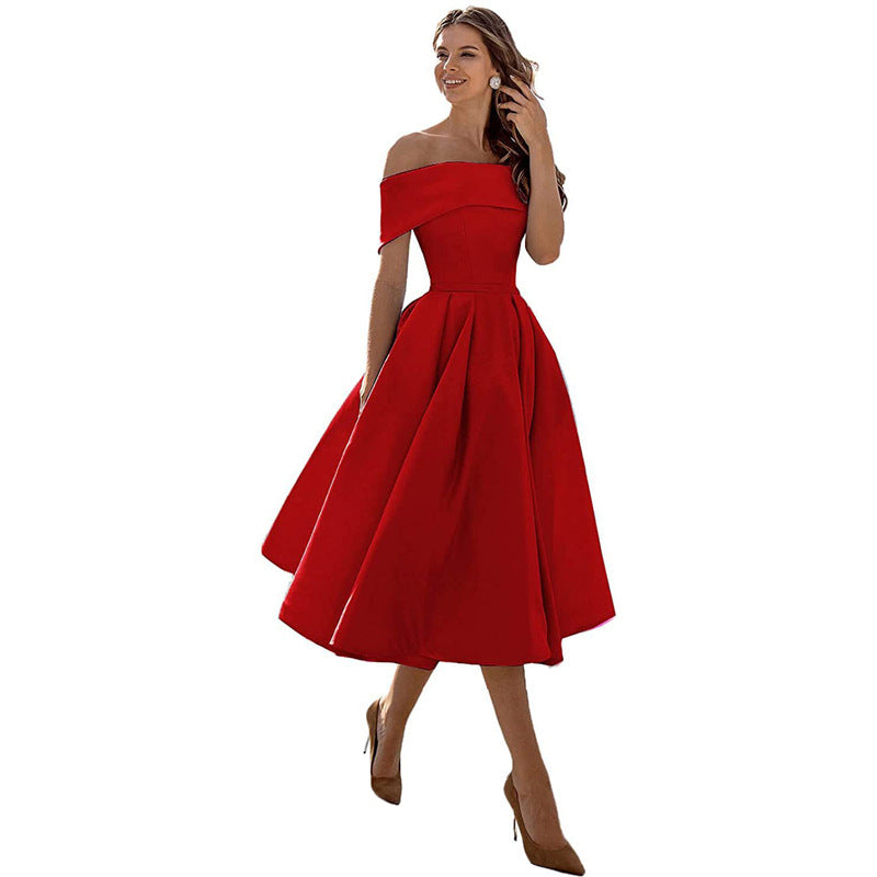 Elegantes Partykleid Schwarz – Trägerlos & Vielseitig für Damen