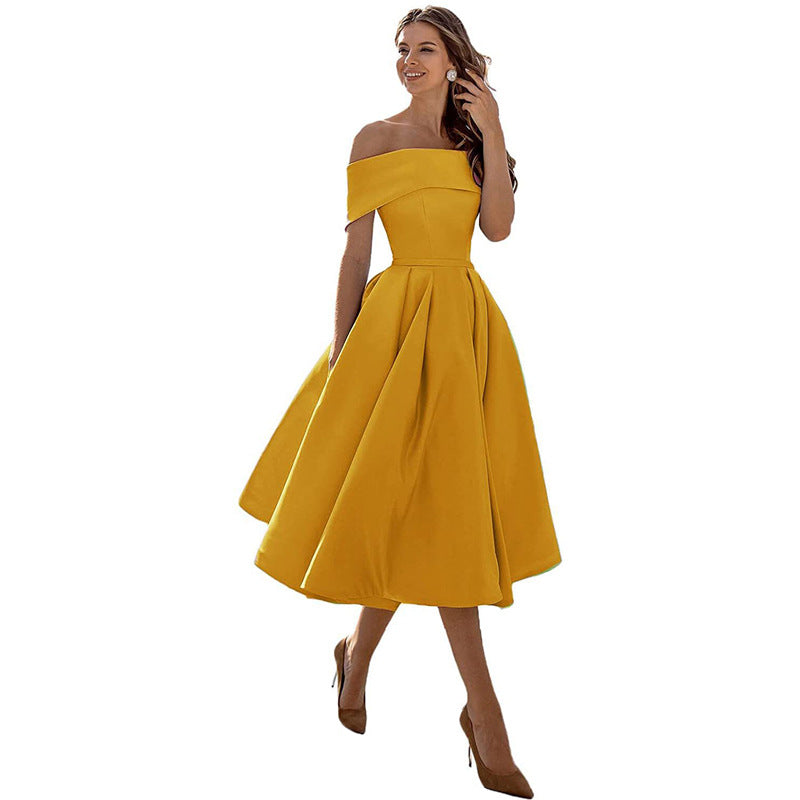 Elegantes Partykleid Schwarz – Trägerlos & Vielseitig für Damen