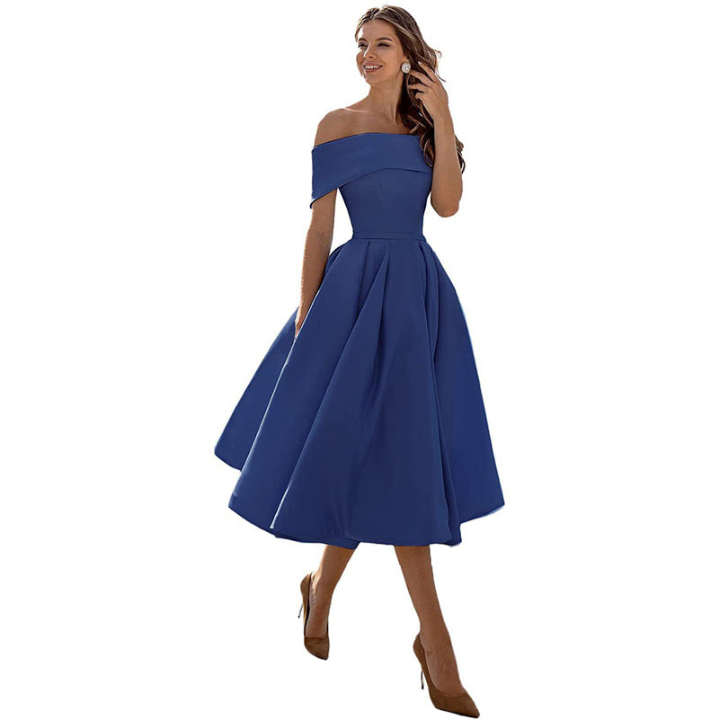 Elegantes Partykleid Schwarz – Trägerlos & Vielseitig für Damen