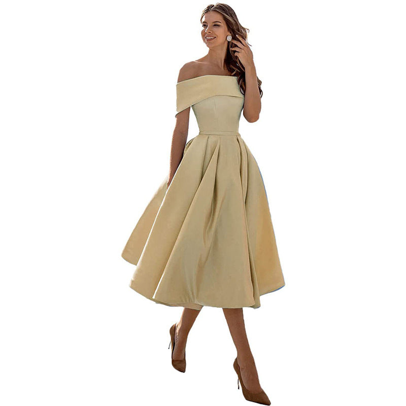 Elegantes Partykleid Schwarz – Trägerlos & Vielseitig für Damen