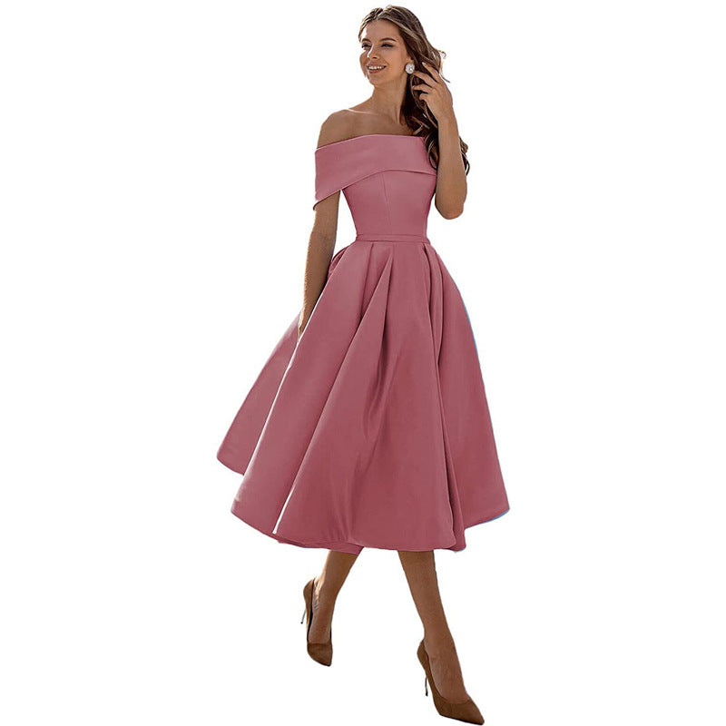 Elegantes Partykleid Schwarz – Trägerlos & Vielseitig für Damen
