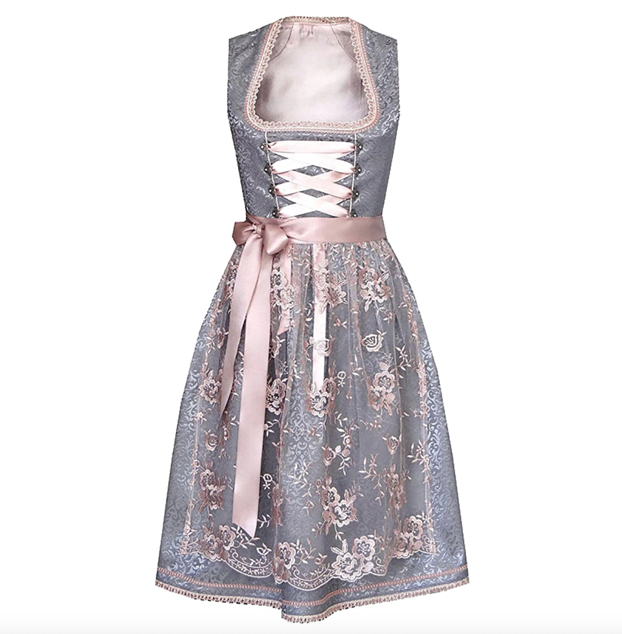 Elegantes Trachtenkleid Damen – Vielseitig Mit Schürze – Modern & Bequem 2