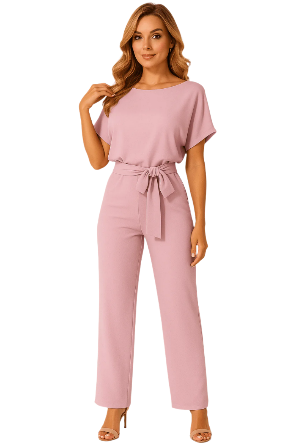 Elva – Jumpsuit – Elegantes Design mit verstellbarem Gürtel