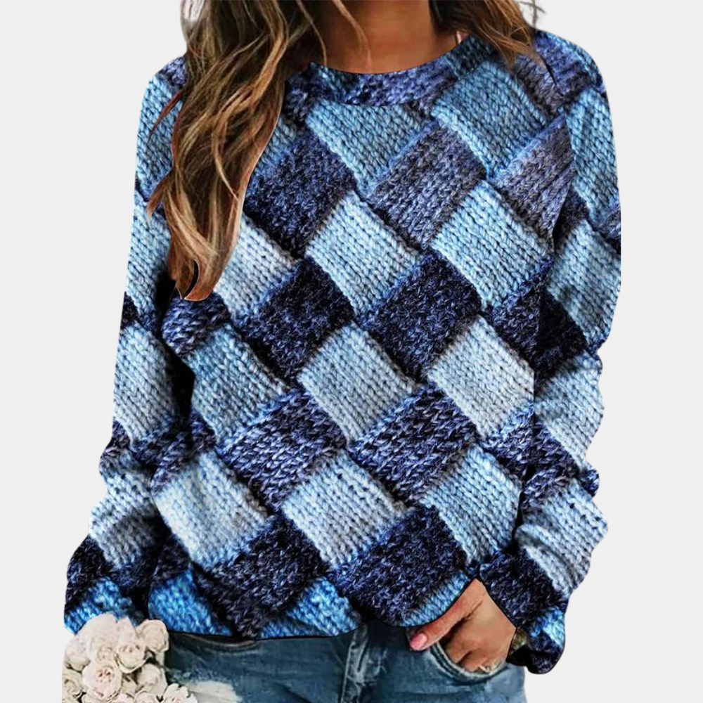 Farbenfrohe Damenstrickjacke – Stilvoll & Bequem