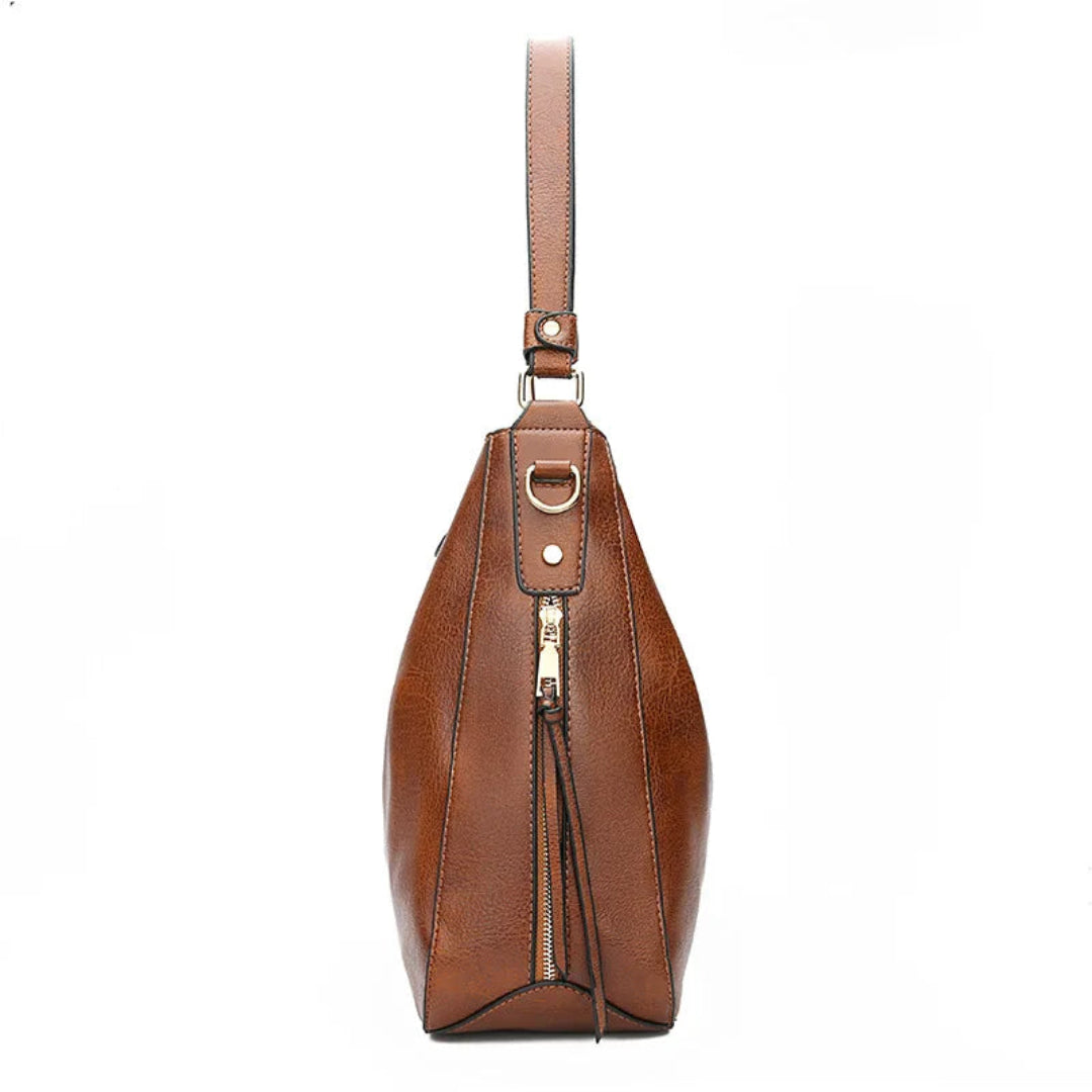 Frida – Handtasche Damen – Elegantes Schwarz mit Geräumigem Innenraum