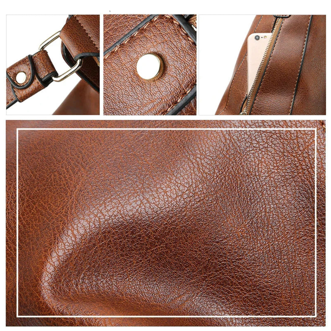 Frida – Handtasche Damen – Elegantes Schwarz mit Geräumigem Innenraum