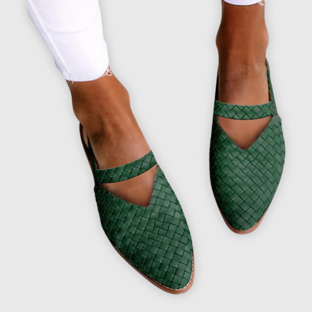 Geflochtene Sandalen Damen – Handgefertigte Eleganz aus Leder – Atmungsaktiv & Komfortabel 3