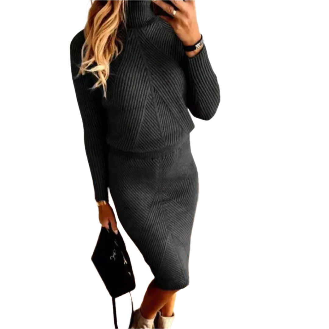 Gemütliches Strickkleid für Frauen – Eleganz & Komfort für den Winter