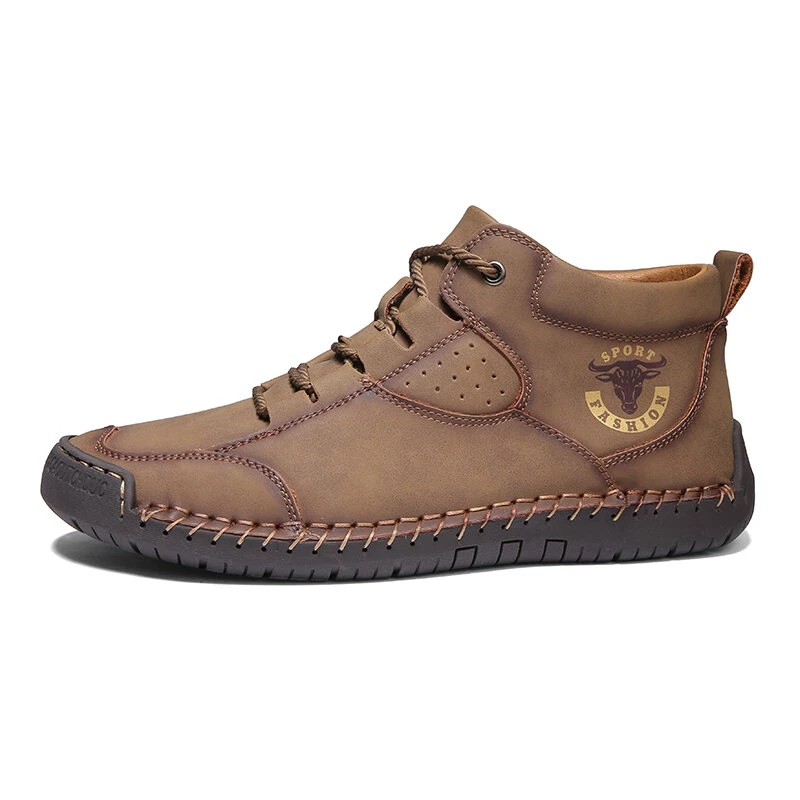 Handgefertigte schwarze Stiefeletten für Herren – bequeme und stylische Lederschuhe
