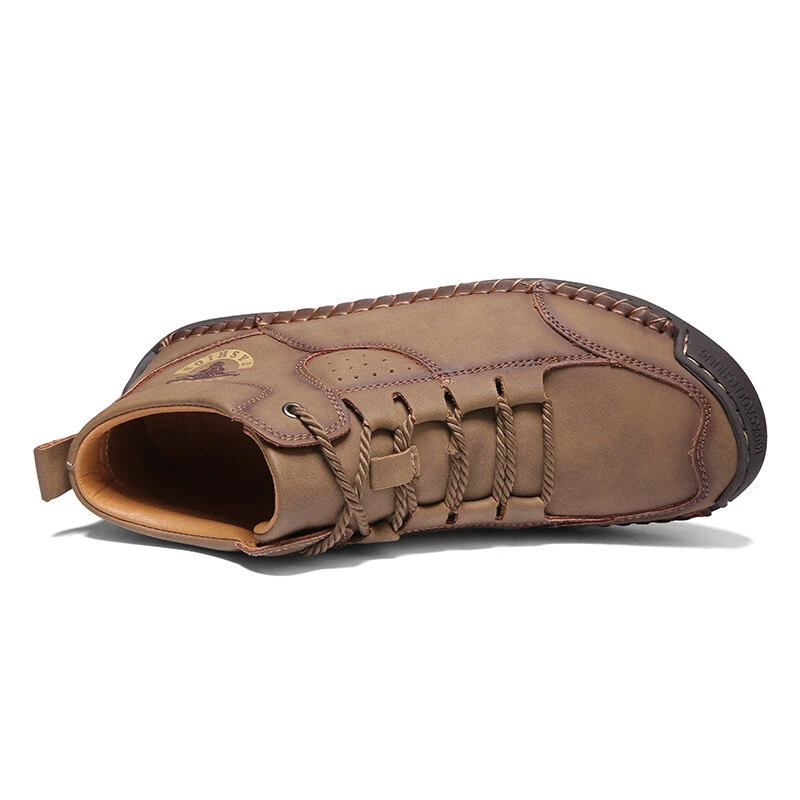 Handgefertigte schwarze Stiefeletten für Herren – bequeme und stylische Lederschuhe