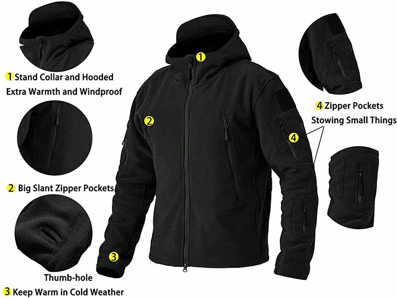 Haneberg – Fleecejacke für Herren – Winddicht & Bequem 3