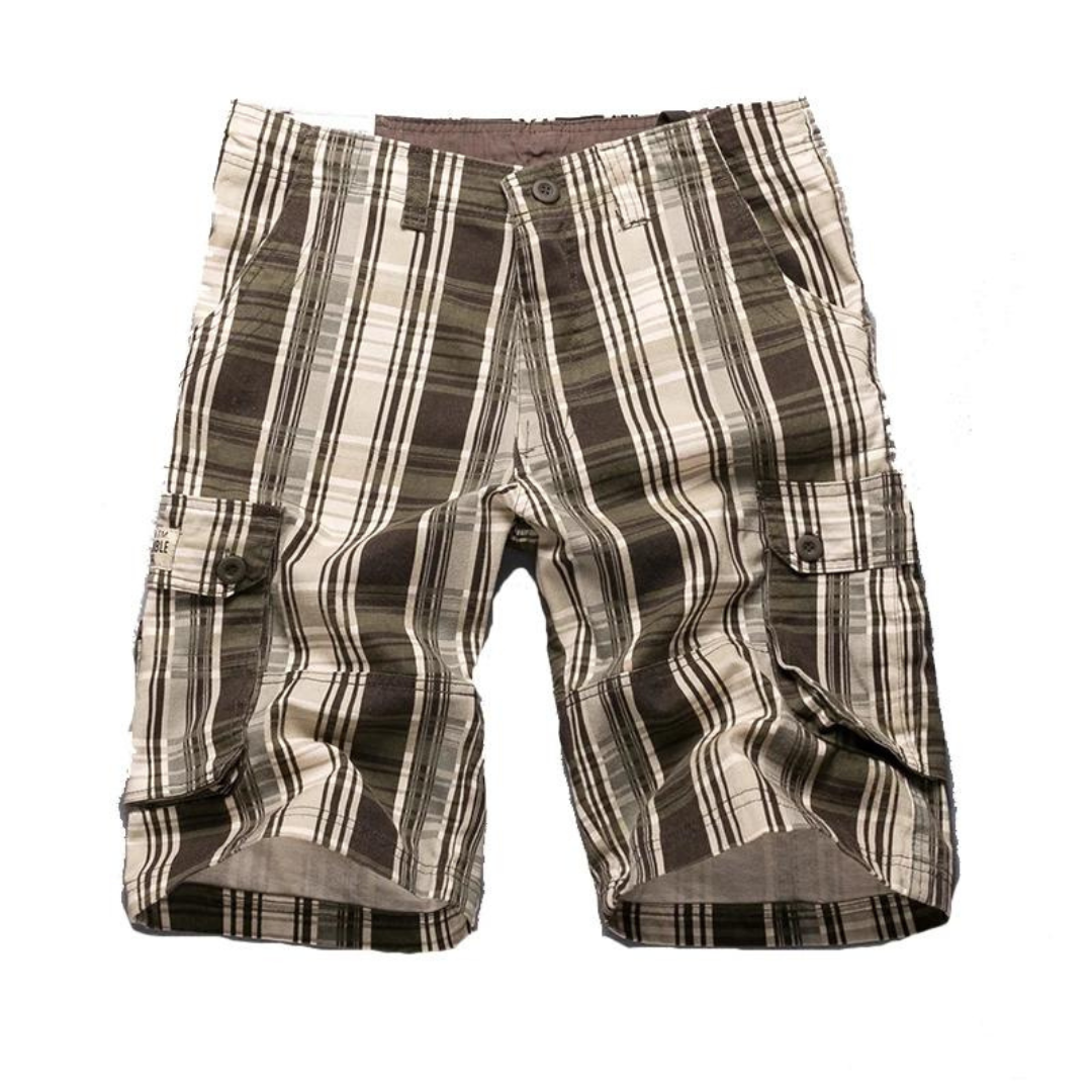 Herren Cargo Shorts – Bequem & Funktional für Strandtage – Atmungsaktive Baumwolle