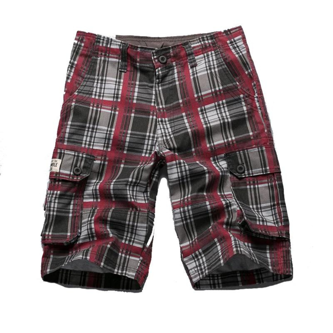 Herren Cargo Shorts – Bequem & Funktional für Strandtage – Atmungsaktive Baumwolle