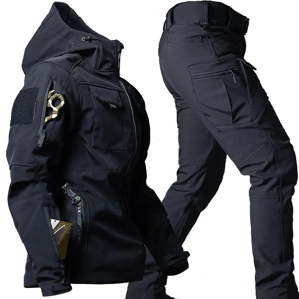 Herren Outdoor-Set – Robuste Softshell-Bekleidung – Wind- und Wasserfest 2