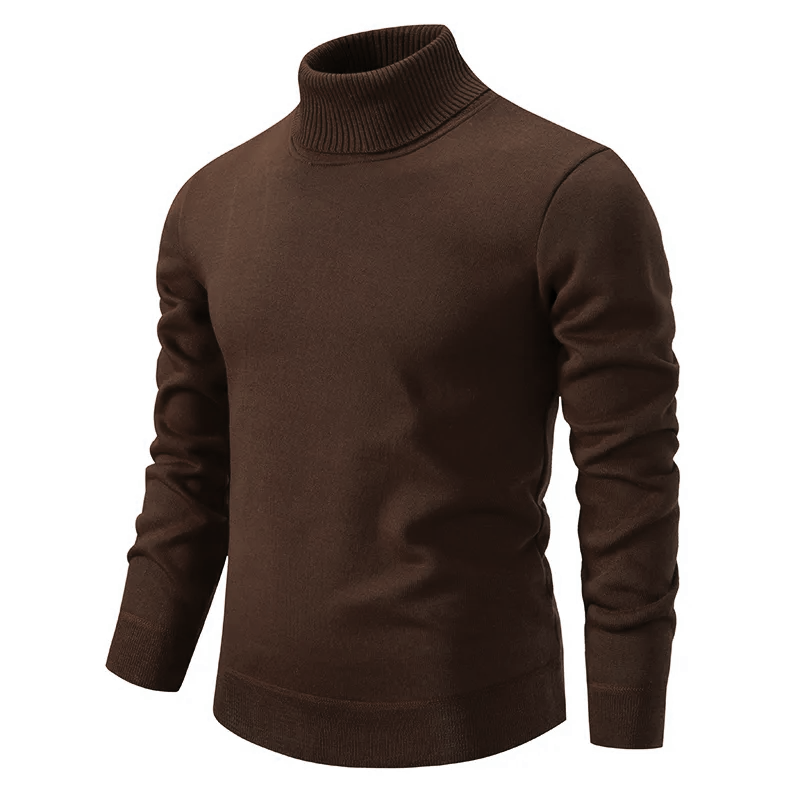 Herren Rollkragenpullover – 100% Baumwolle – Klassisch & Bequem