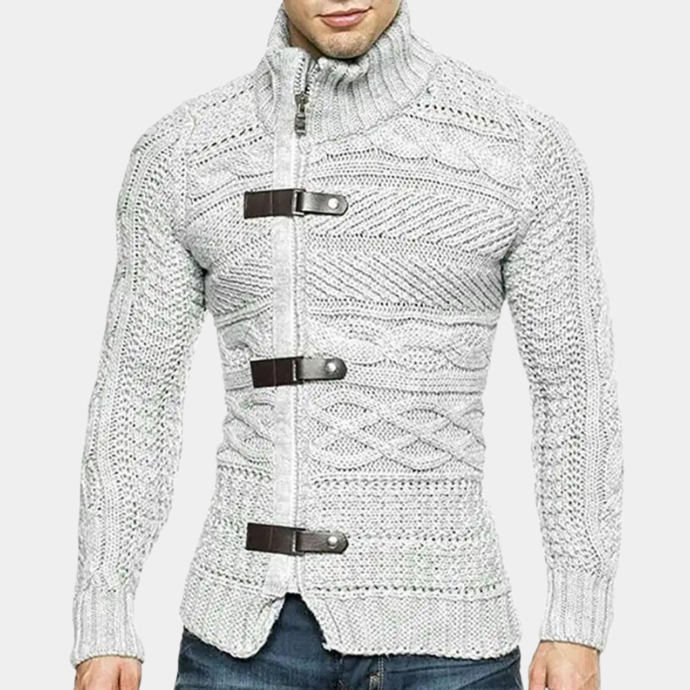 Herren Rollkragenpullover Schwarz – Zeitloser Merinowolle Stil – Elegant & Komfortabel