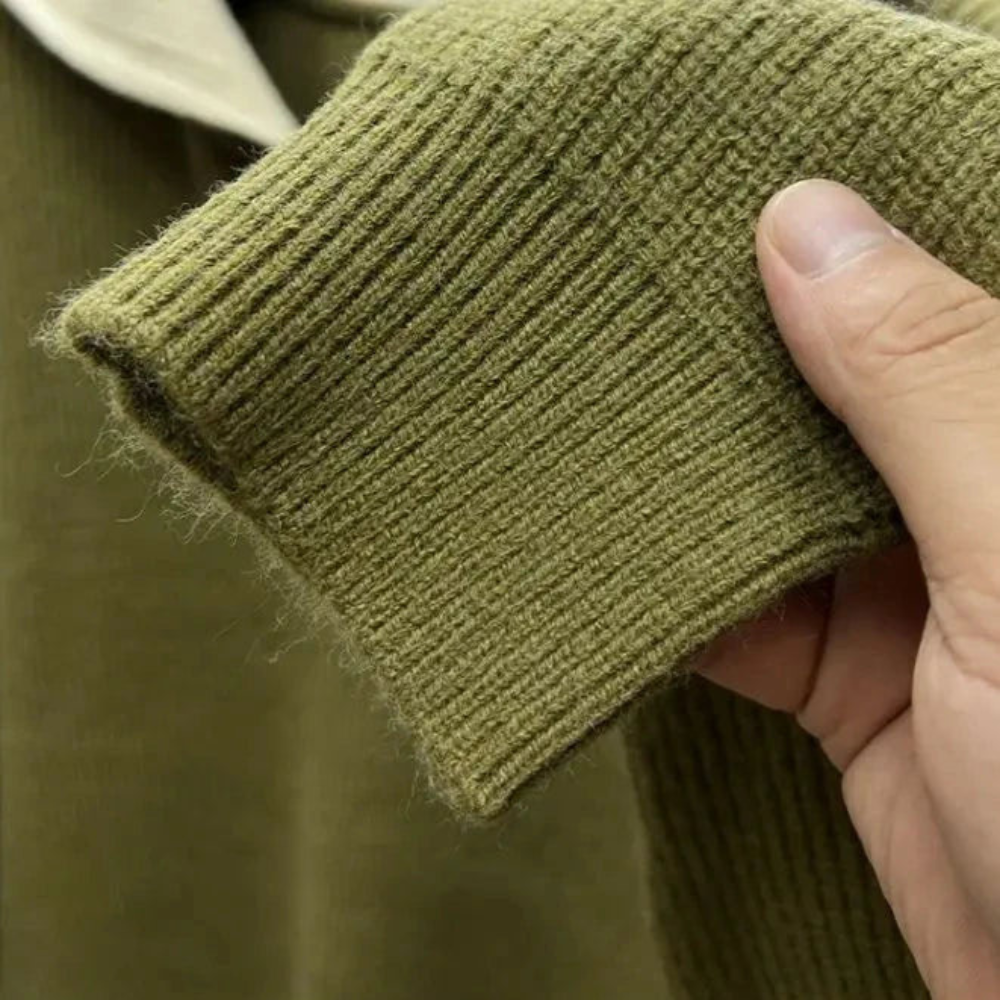 Herren Stehkragen Pullover – Sportlich Elegant mit Reißverschluss