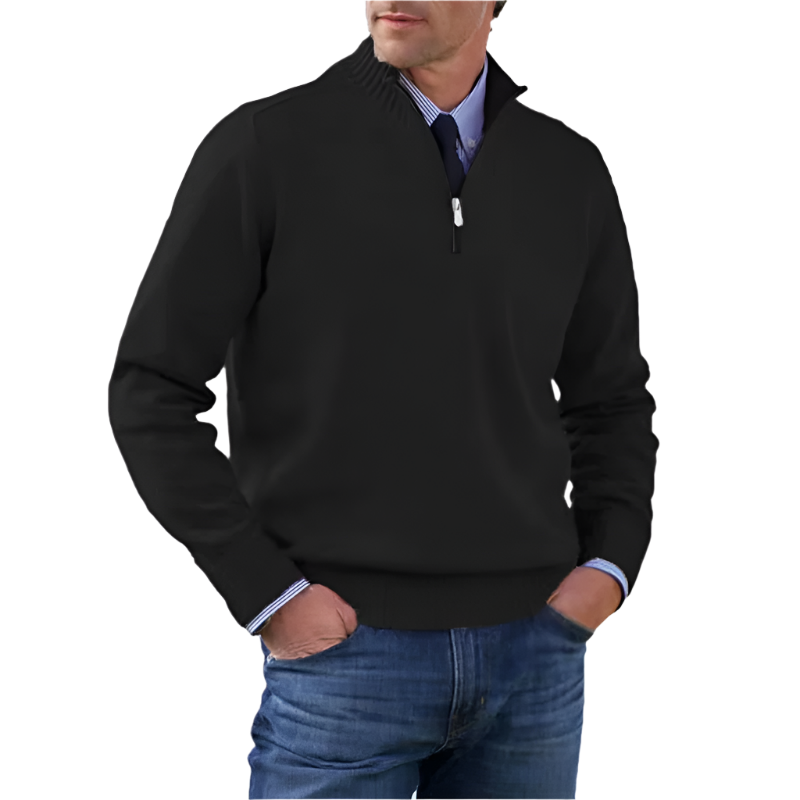 Herrenpullover – Halb-Reißverschluss – Modern und Bequem für Jeden Anlass 2