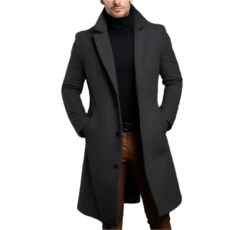 Hochwertiger Wollmantel Herren – Stilvoller & Warmer Klassiker 2