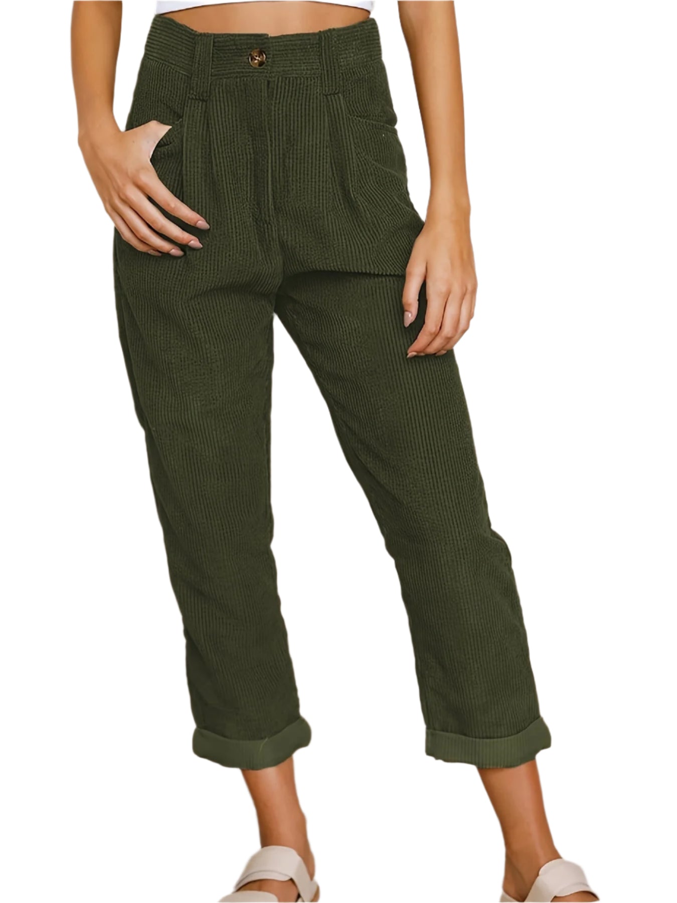 Hohe Taille – Damenhose – Bequem & Vielseitig Elegant 5