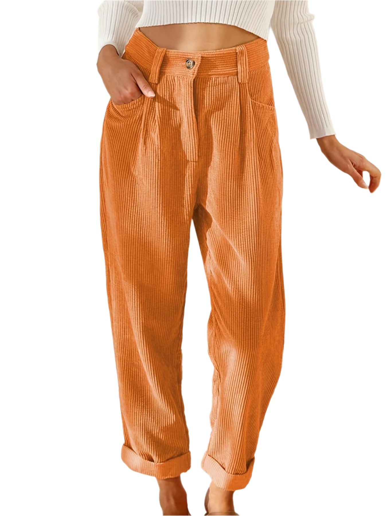 Hohe Taille – Damenhose – Bequem & Vielseitig Elegant 7