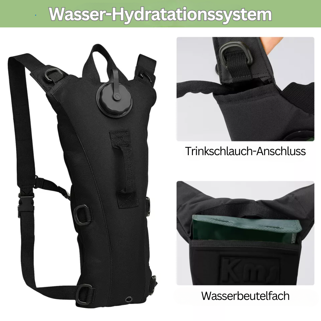 HydraGo – Wasser-Rucksack – Integriertes Hydrationssystem für Abenteuer