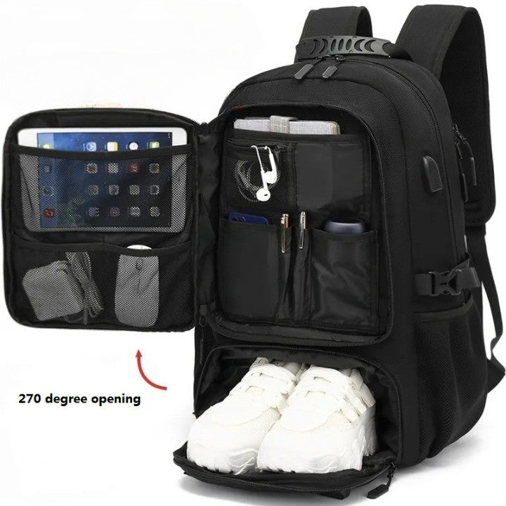 HydraLite – Wanderrucksack – USB-Anschluss & Großer Stauraum für Herren und Damen