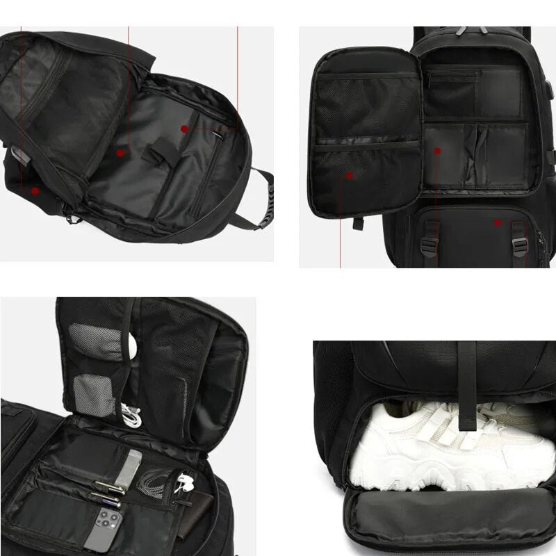 HydraLite – Wanderrucksack – USB-Anschluss & Großer Stauraum für Herren und Damen