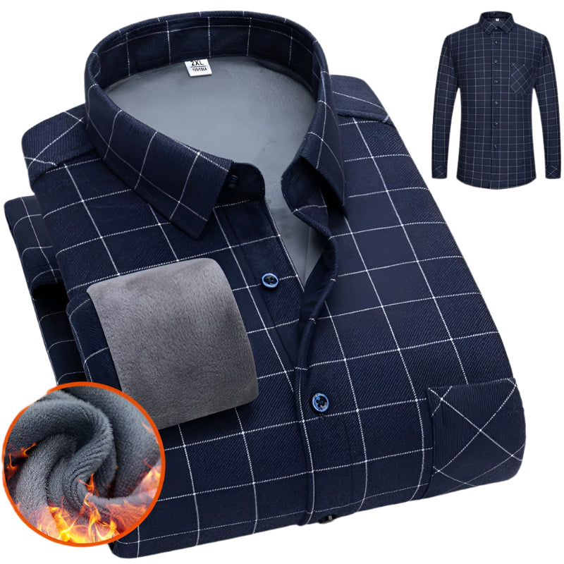 Jack – Herrenhemd Langarm – Gefüttertes Flanell für Wärme & Stil