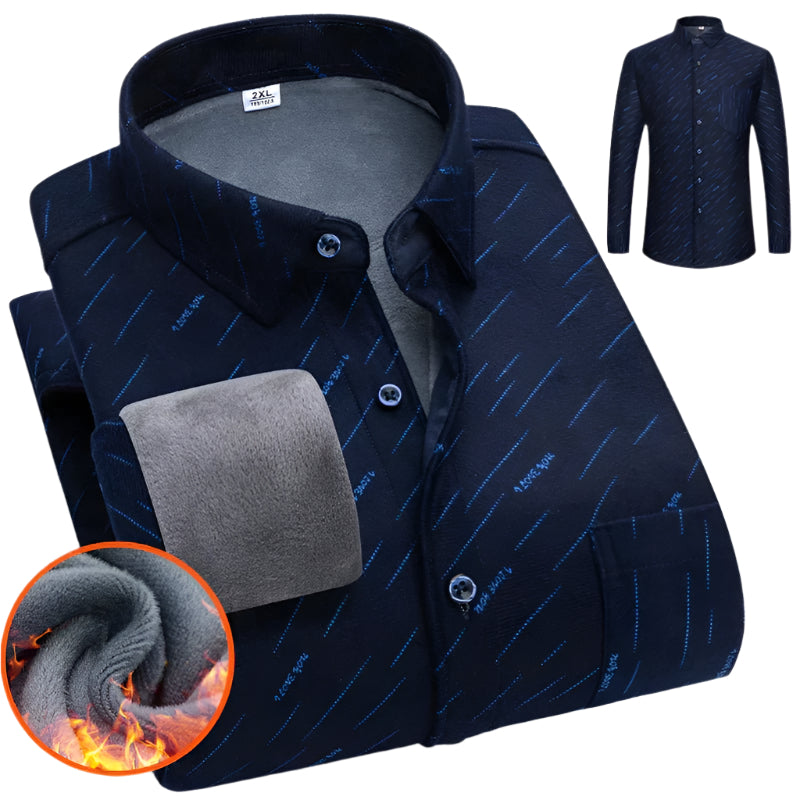 Jack – Herrenhemd Langarm – Gefüttertes Flanell für Wärme & Stil