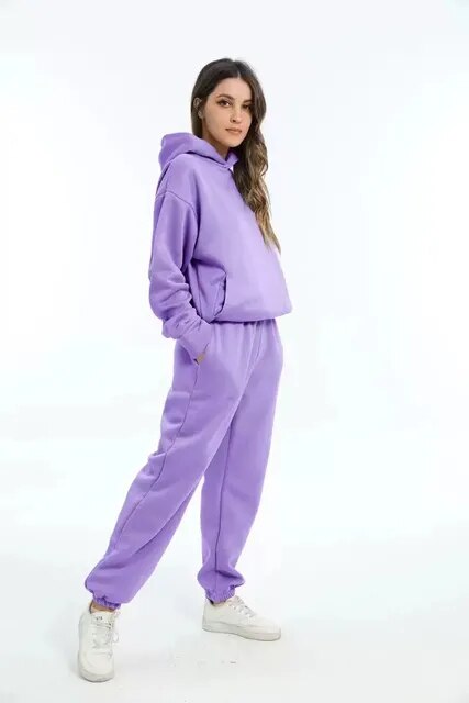 Kapuzenpulli und Jogginghosen Set – Stilvoll & Gemütlich für Wintertage