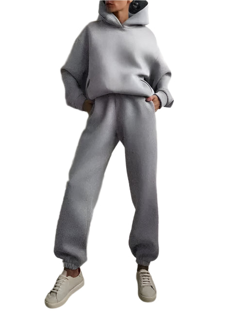 Kapuzenpulli und Jogginghosen Set – Stilvoll & Gemütlich für Wintertage