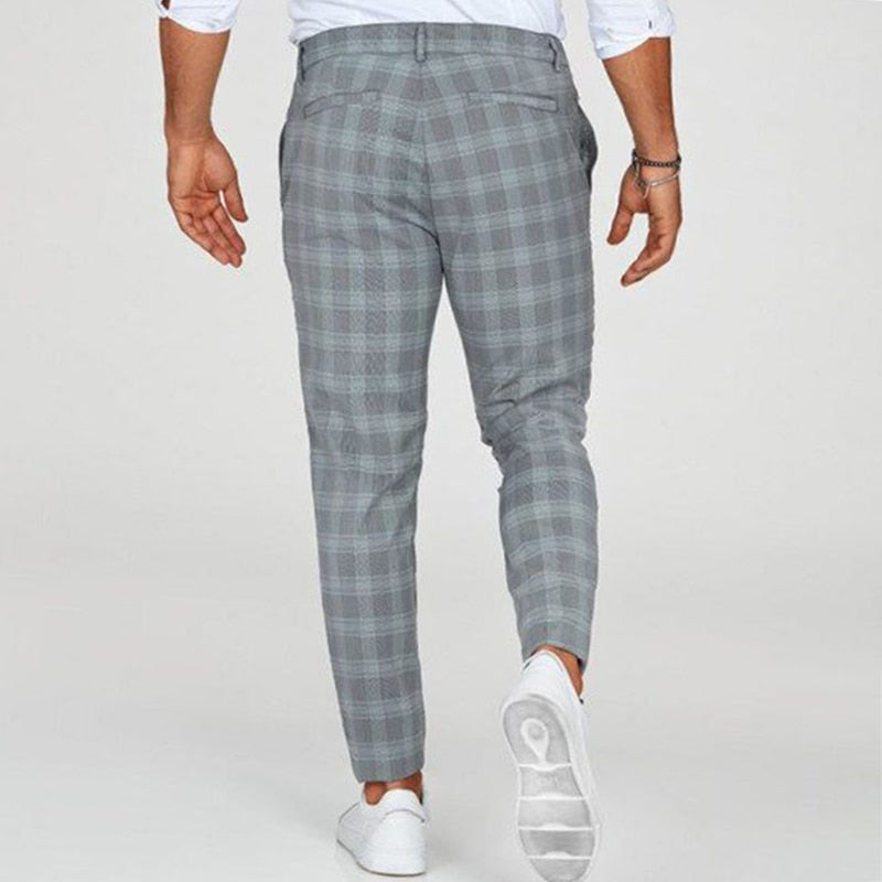 Karomuster – Herren Chino Hose – Slim Fit & Vielseitig Elegant 5