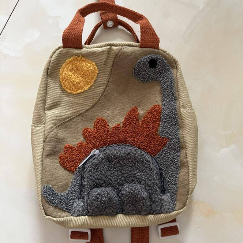 Kinderrucksack – Leicht & Umweltfreundlich – Verspielt im Dinosaurier-Design für Kindergarten und Ausflüge 3