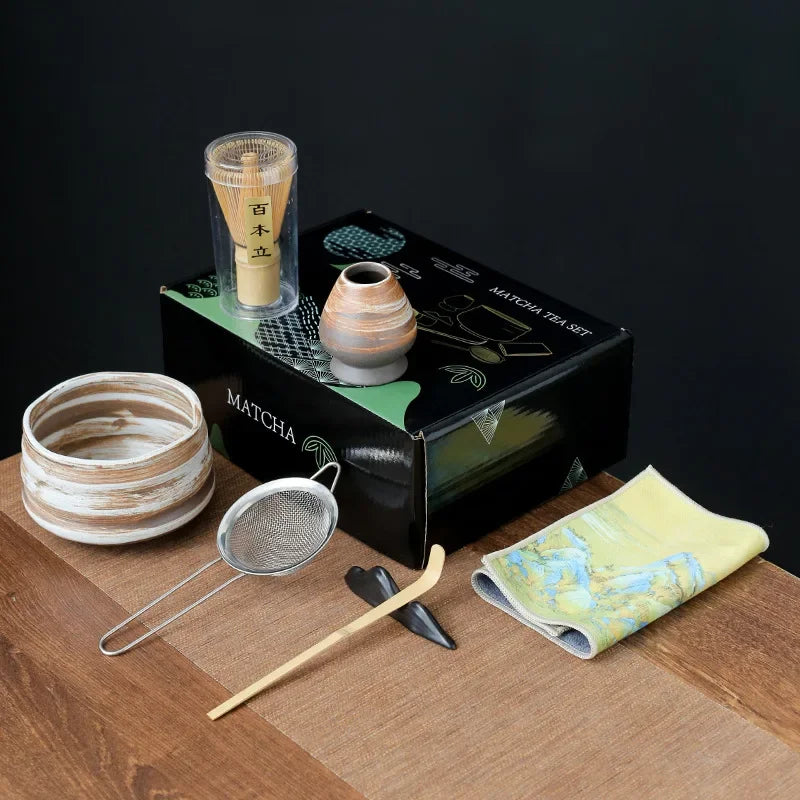 Kiyomi – Handgefertigtes Matcha-Set (7-teilig)