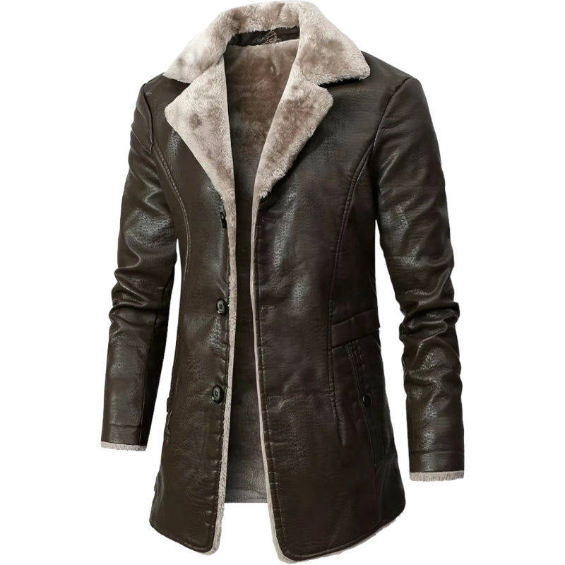 Klassische Herren Lederjacke – Zeitloses Design & Hoher Tragekomfort