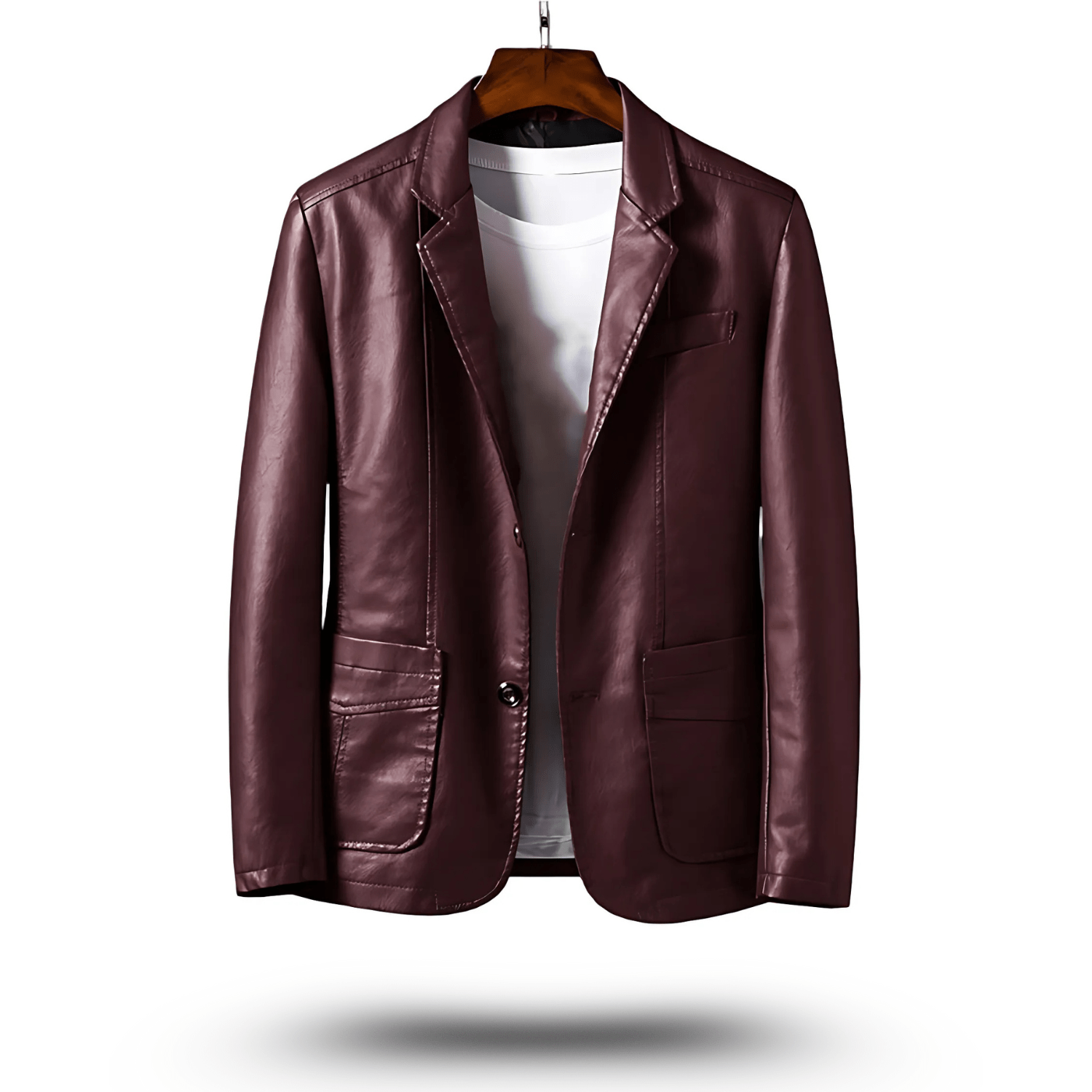 Klassische Lederjacke – Figurbetonter Schnitt – Zeitlos & Vielseitig 5