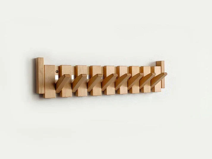 Kleiderhaken Wand – Stilvolles Holz-Design – Funktionale Aufbewahrung für Flur und Büro