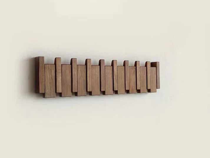 Kleiderhaken Wand – Stilvolles Holz-Design – Funktionale Aufbewahrung für Flur und Büro