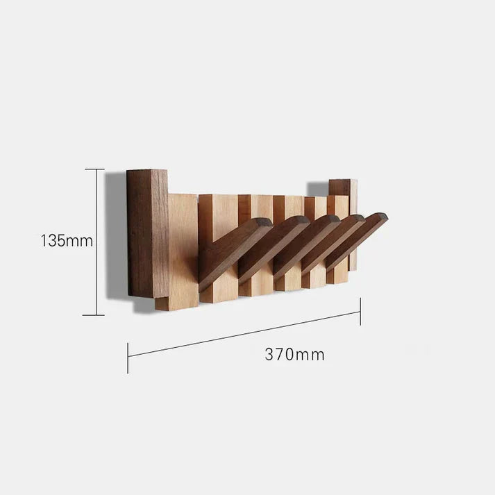 Kleiderhaken Wand – Stilvolles Holz-Design – Funktionale Aufbewahrung für Flur und Büro
