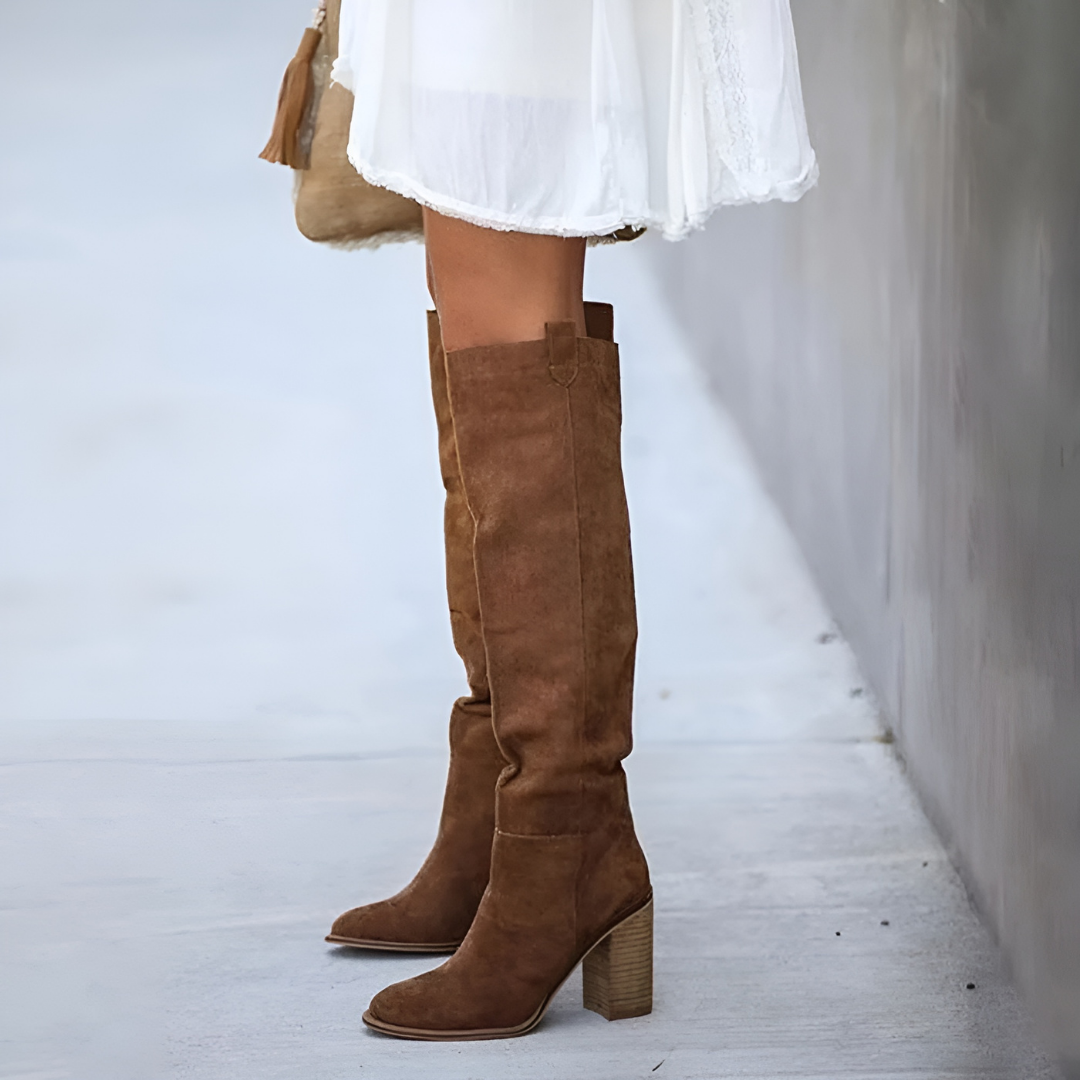 Knielange Stiefel für Damen – Elegant & Vielseitig