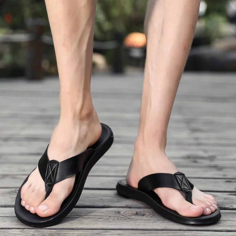 Komfort – Herren Flip Flops – Atmungsaktiv und Stilvoll für Sommertage