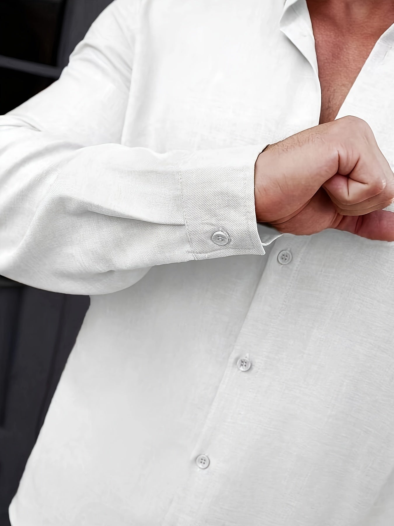 Kurtis – Herren Stehkragenhemd – Locker & Stilvoll