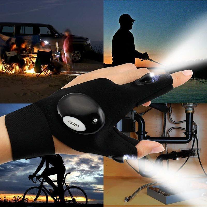 LED-Handschuhe – Wasserdicht & Praktisch – Optimal für Handwerker und Outdoor-Aktivitäten