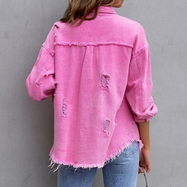 Lamella – Jeansjacke Damen – Stilvoll in Farben und Entspannte Passform