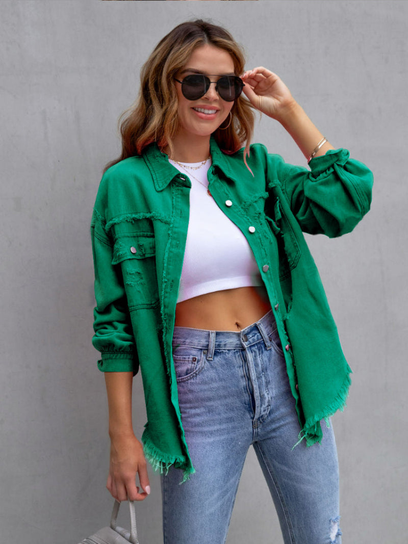 Lamella – Jeansjacke Damen – Stilvoll in Farben und Entspannte Passform