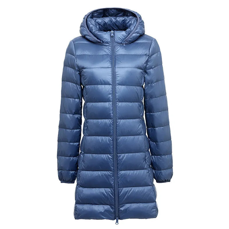 Langer Kapuzenmantel für Frauen – Warm & Elegant für Jeden Anlass