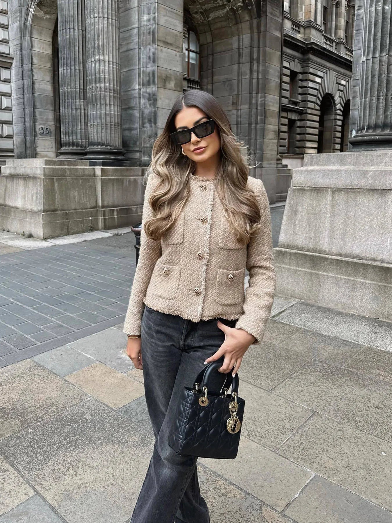 Linda – Beige Blazer Damen – Klassisch & Elegante Passform