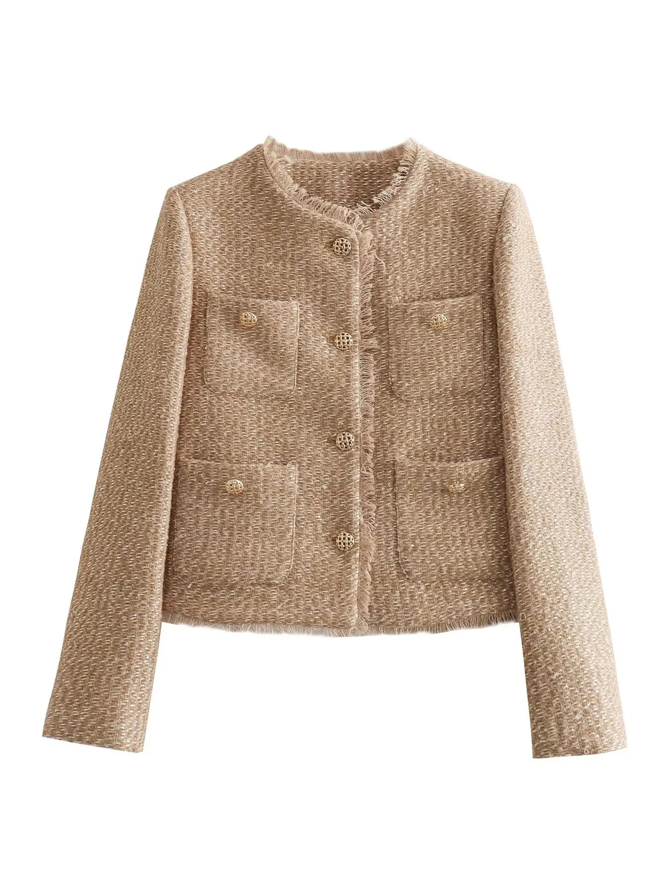 Linda – Beige Blazer Damen – Klassisch & Elegante Passform